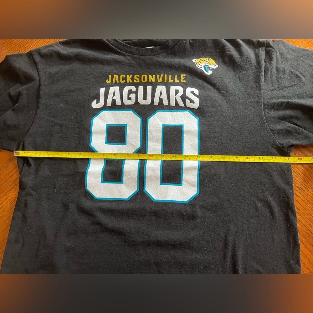 Julius Thomas 80 Jacksonville Jaguars NFL Football Short Sleeve T-Shirt XL Black - Picture 4 of 7